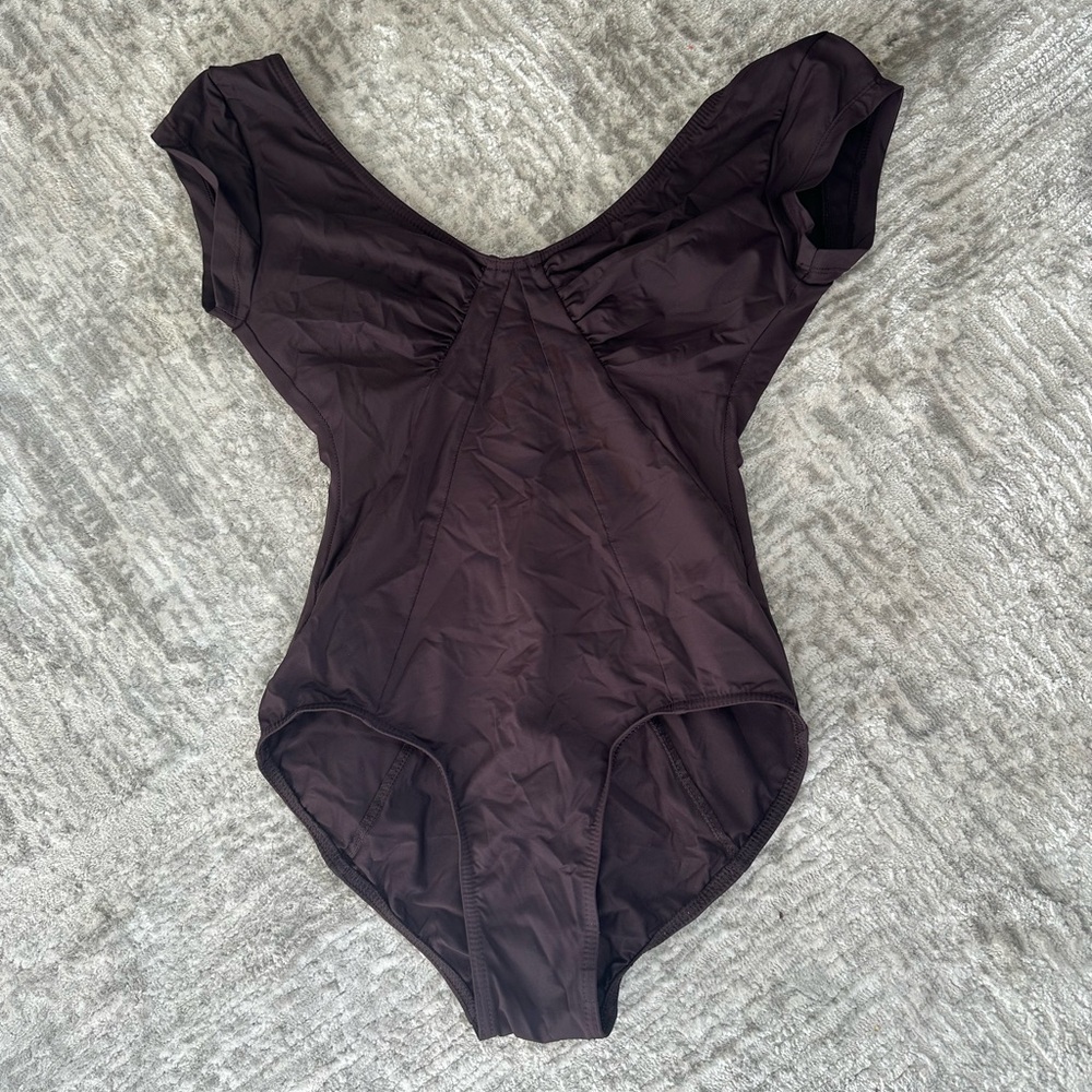 Mirella Small brown leotard